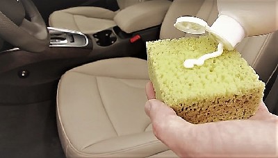 как очистить сиденья автомобиля своими руками от пятен