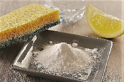 Мочалка, сода и лемон