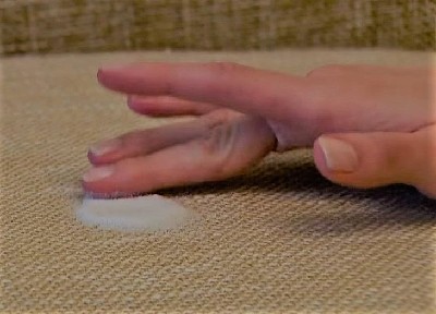 Чернило можно присыпать крахмалом