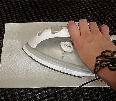 Очищаем льняные и хлопковые ткани от воска