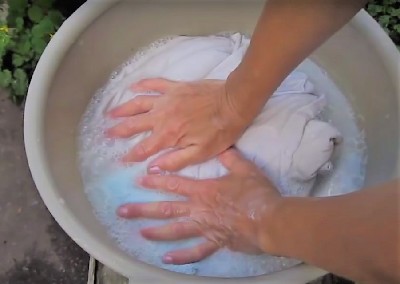 Замачивание в теплой воде