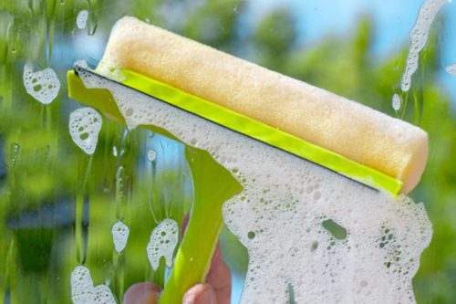 Губчатый сгон для стекла