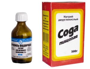 Сода и перекись водорода