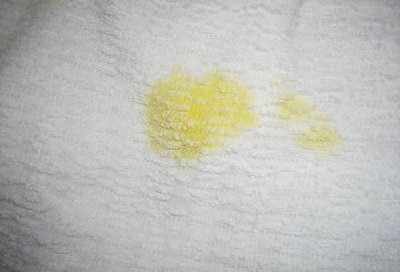 пятно от облепихи