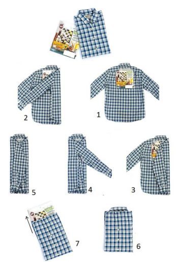 Сложение рубашки