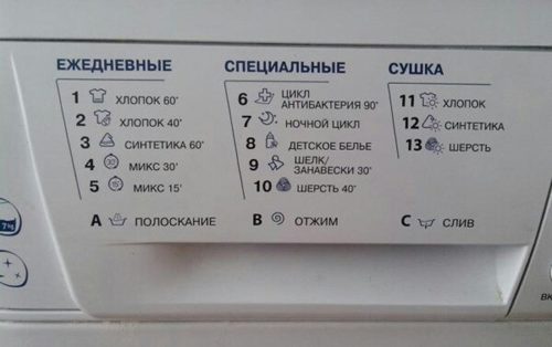 Выбирайте режим, ориентируясь на ярлычок Выбирайте режим, ориентируясь на ярлычок