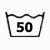 Стирка при температуре 50°C (градусов цельсия)