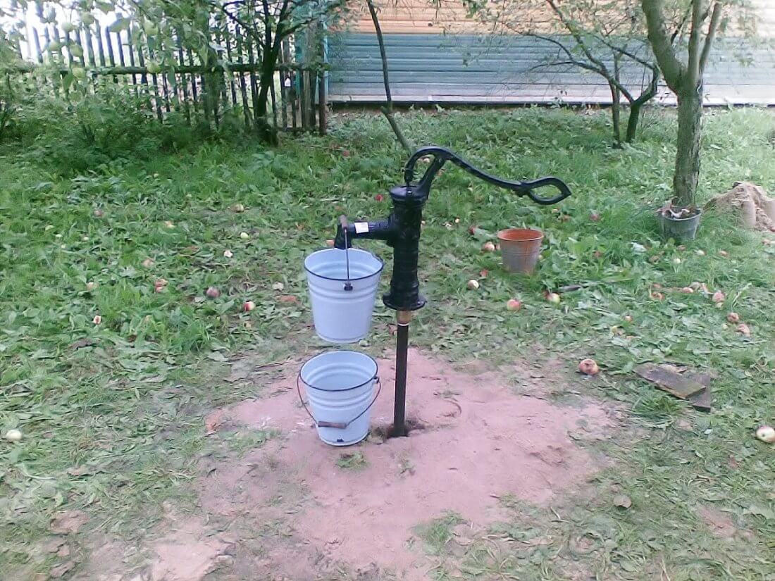 Садовая колонка для воды своими руками
